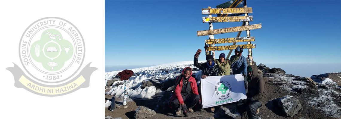 Sokoine University of Agriculture Flagship at the summit of Mount Kilimanjaro, A historic Testament
