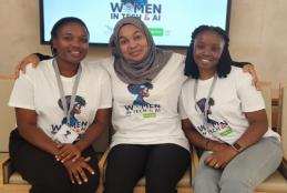 Three SUA staff, Mangare, Mbwana and Mwawado, are participating in the Women in Tech and AI summer school in Rabat, Morocco